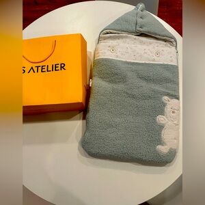 Cozy Baby Sleeping Bag with Bear Design Baby Swaddle